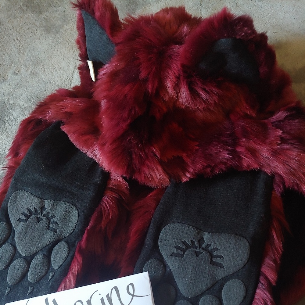 //SOLD\\ Dragon Wolf Spirithood